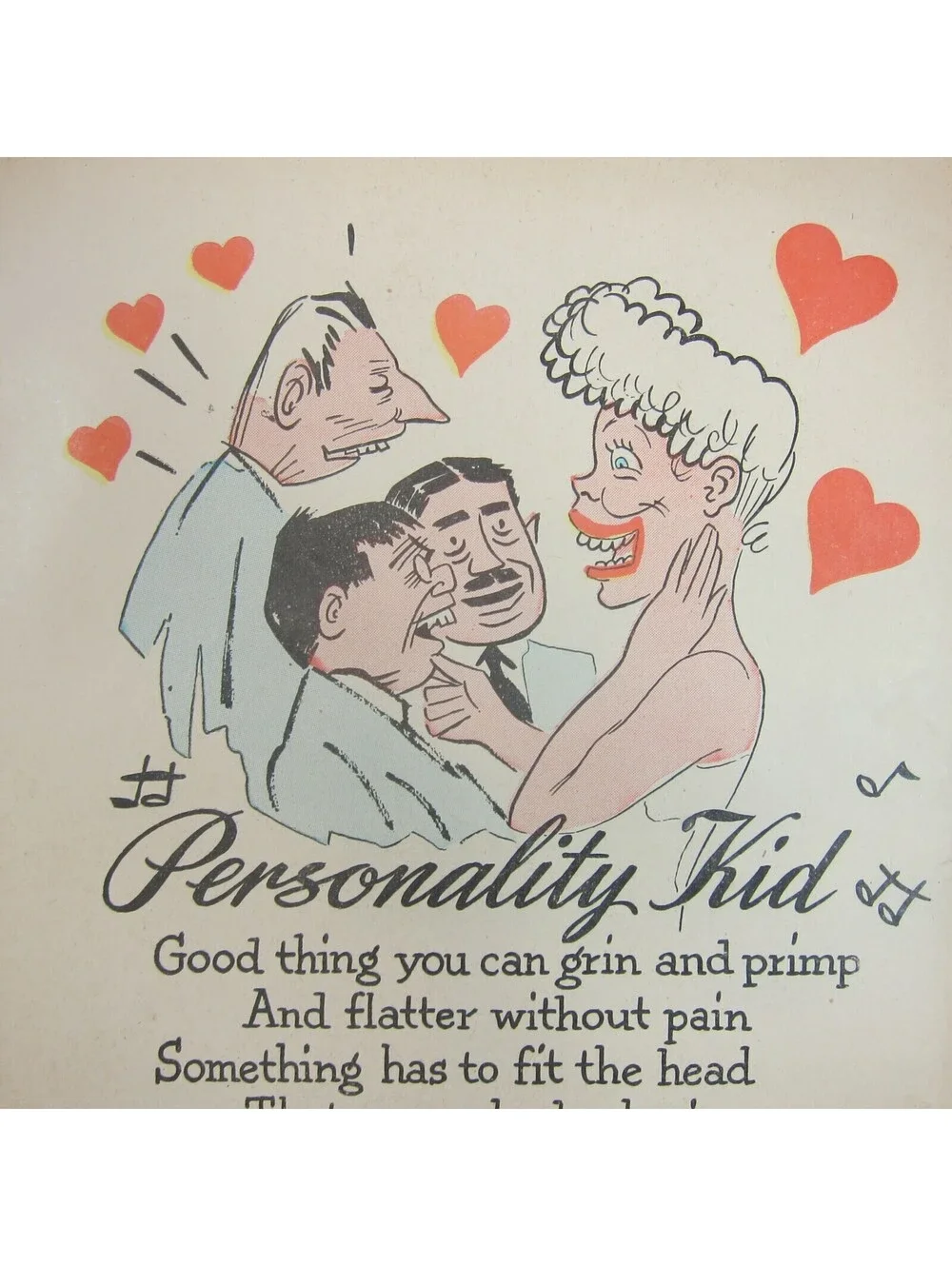 Vintage Vinegar Valentine Personality Kid Penny Dreadful Sarcasm Insult Ephemera